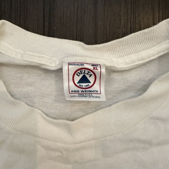 VTG 1997 NASCAR MBNA Motorsports Forget The Rest Demand The Best Race Shirt XL - Picture 7 of 11